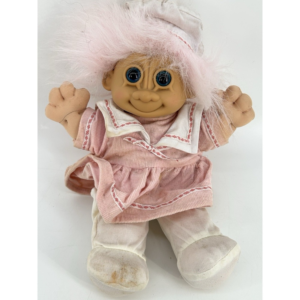 Russ Troll Kidz Pink Sailor Dress Plush Doll